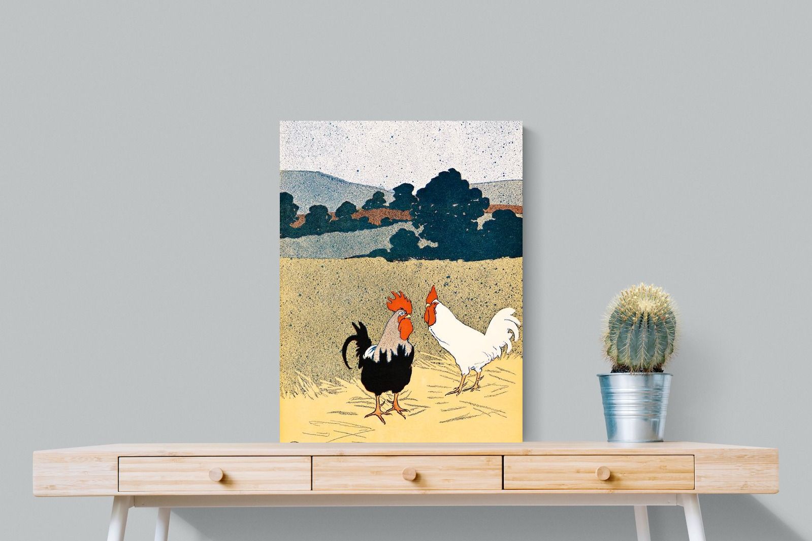 Pixalot Two Roosters