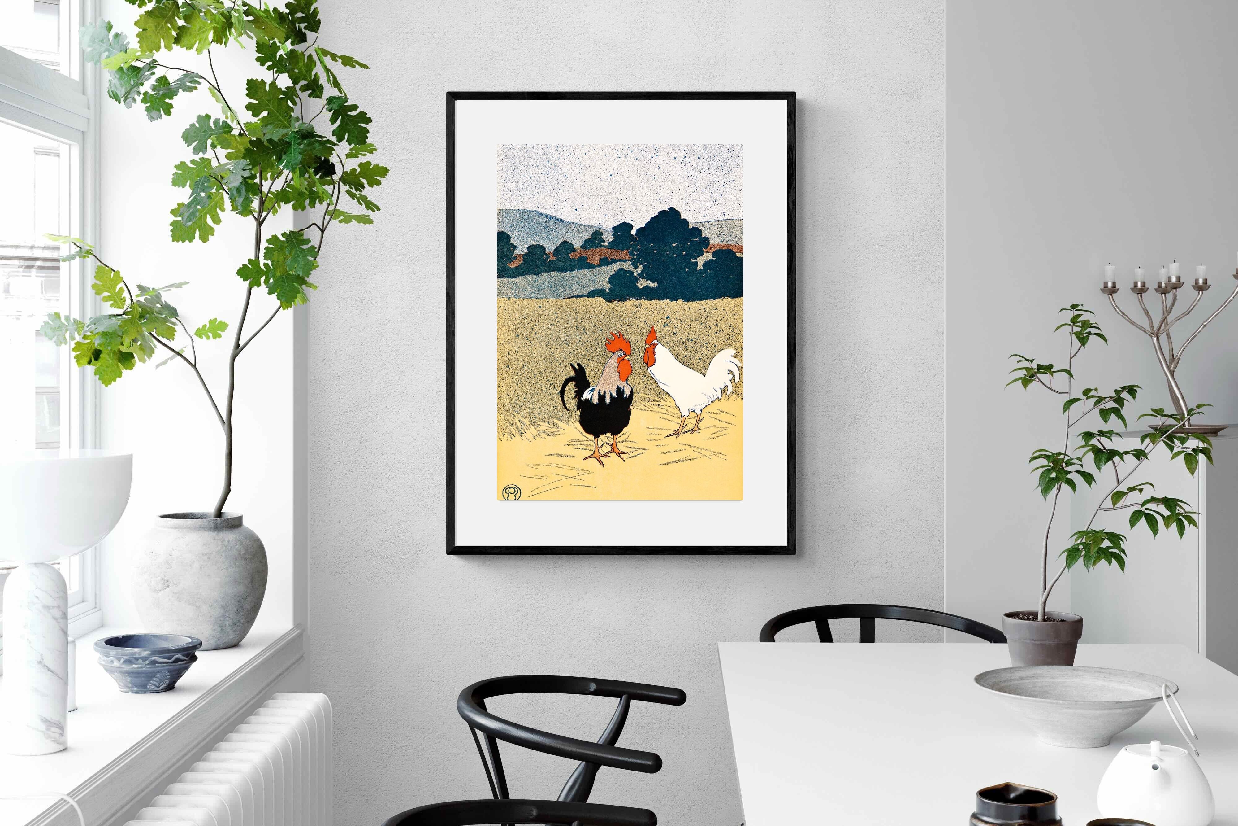 Pixalot Two Roosters