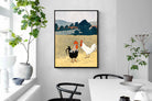 Pixalot Two Roosters