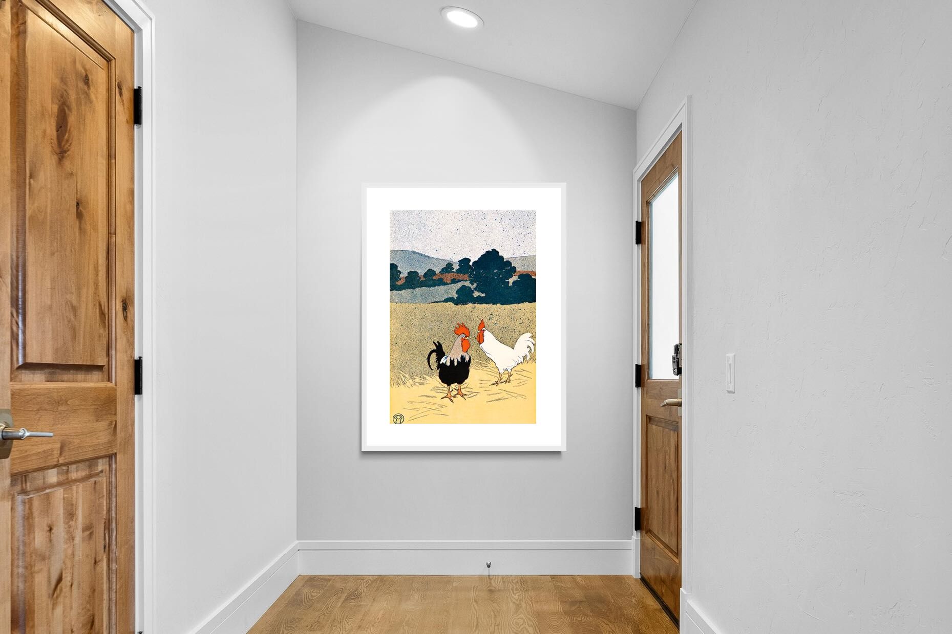 Pixalot Two Roosters