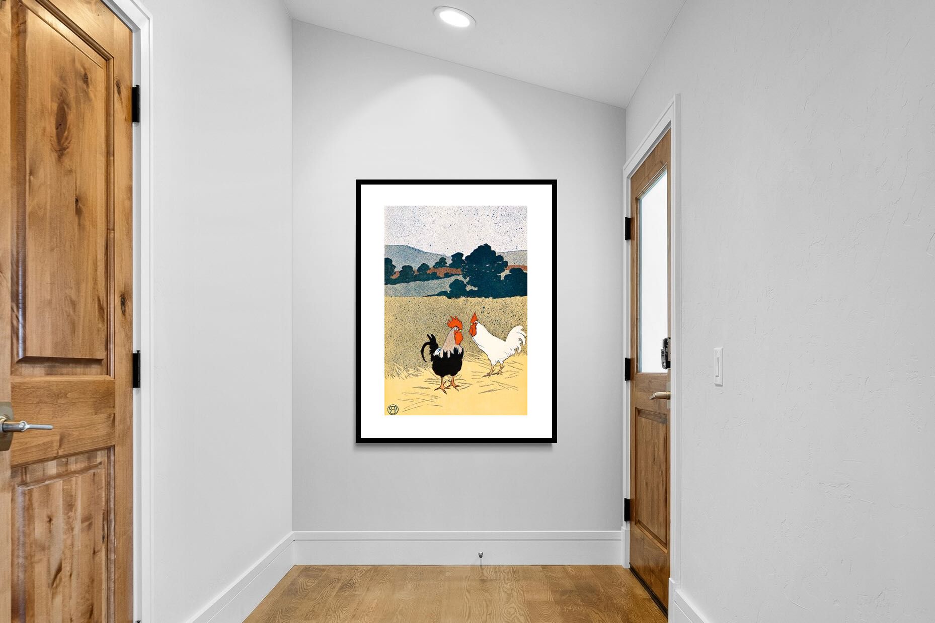 Pixalot Two Roosters