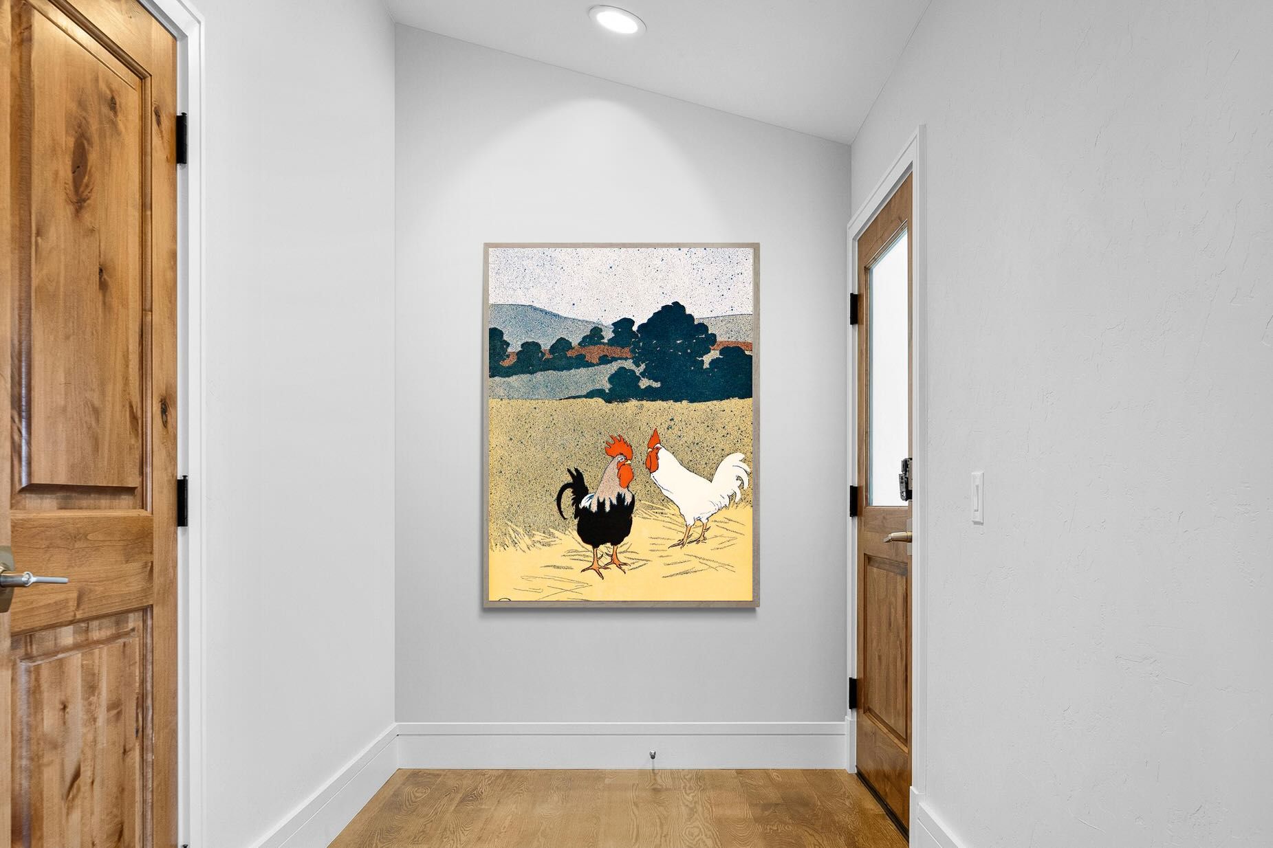 Pixalot Two Roosters