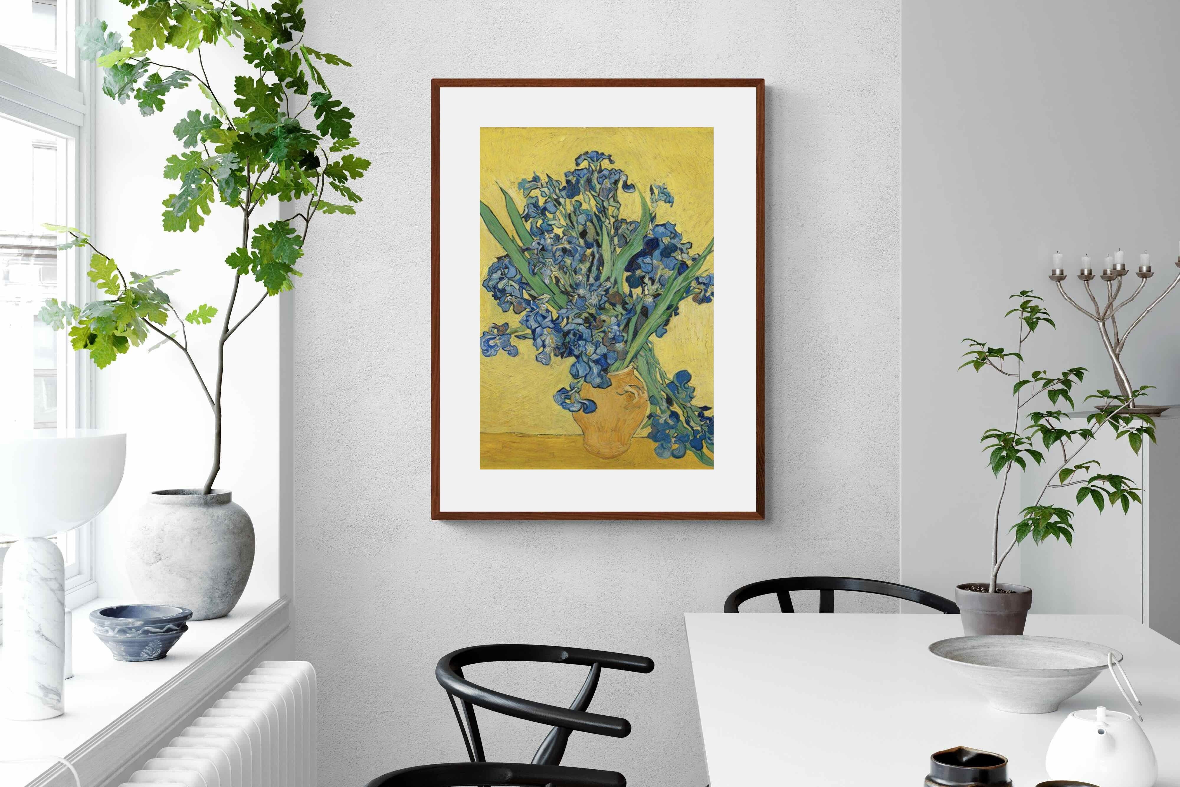 Pixalot Van Gogh Irises in Vase