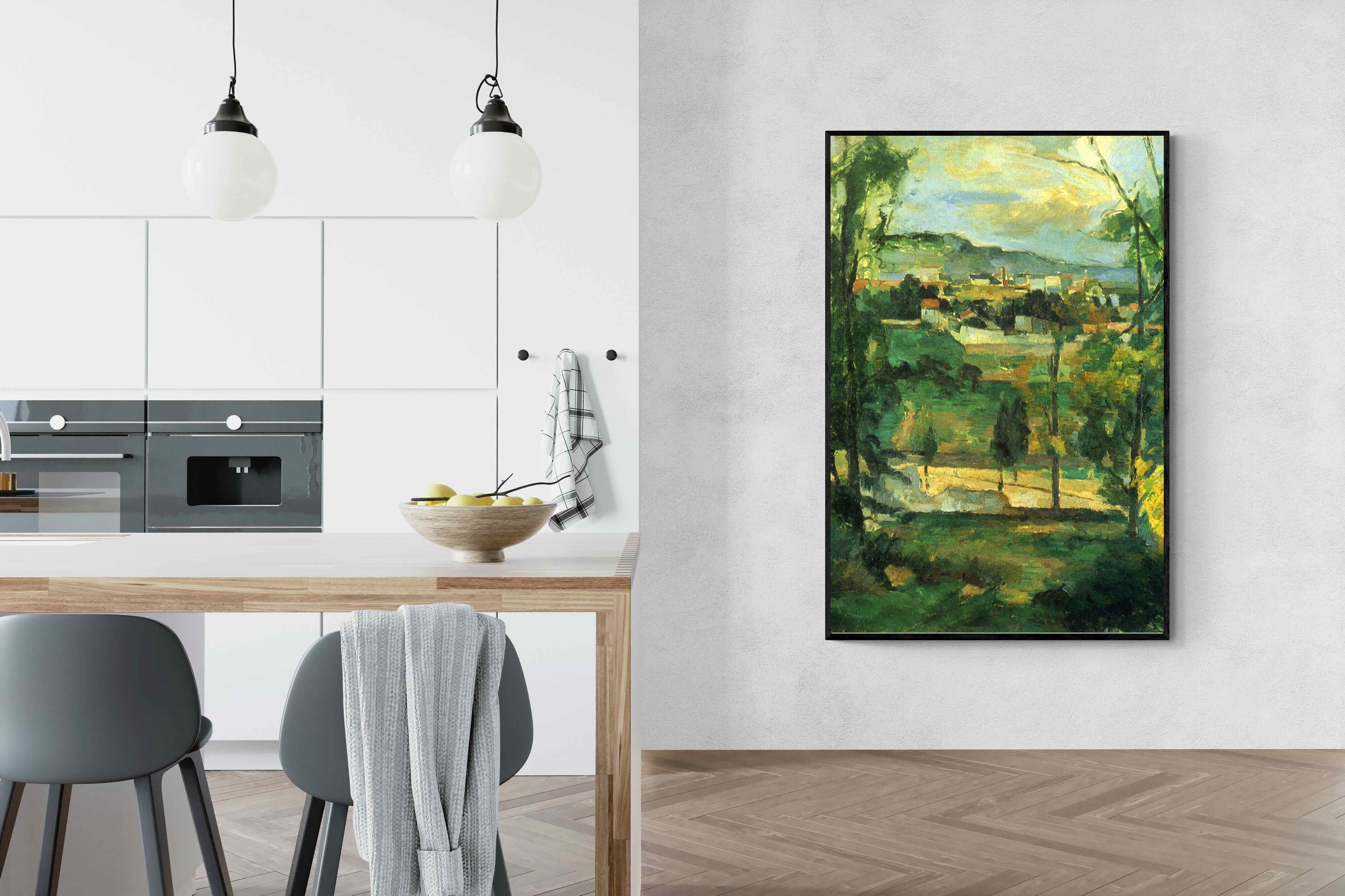 Pixalot Village Behind Trees