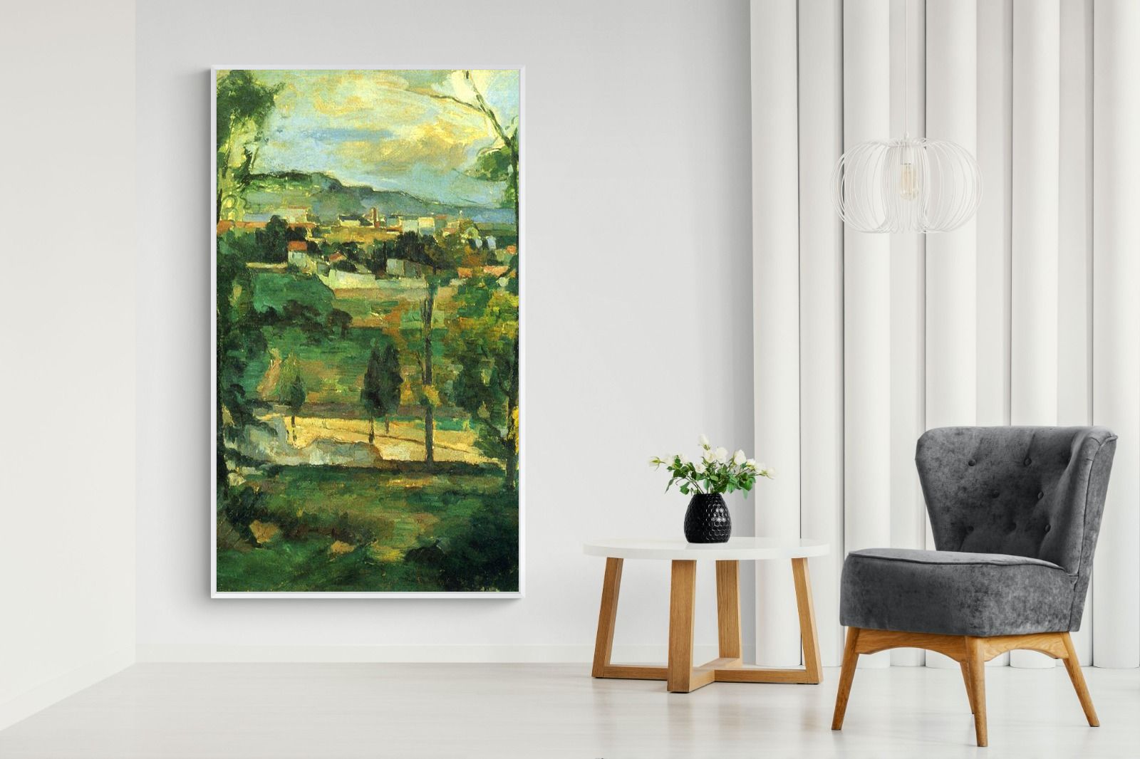 Pixalot Village Behind Trees