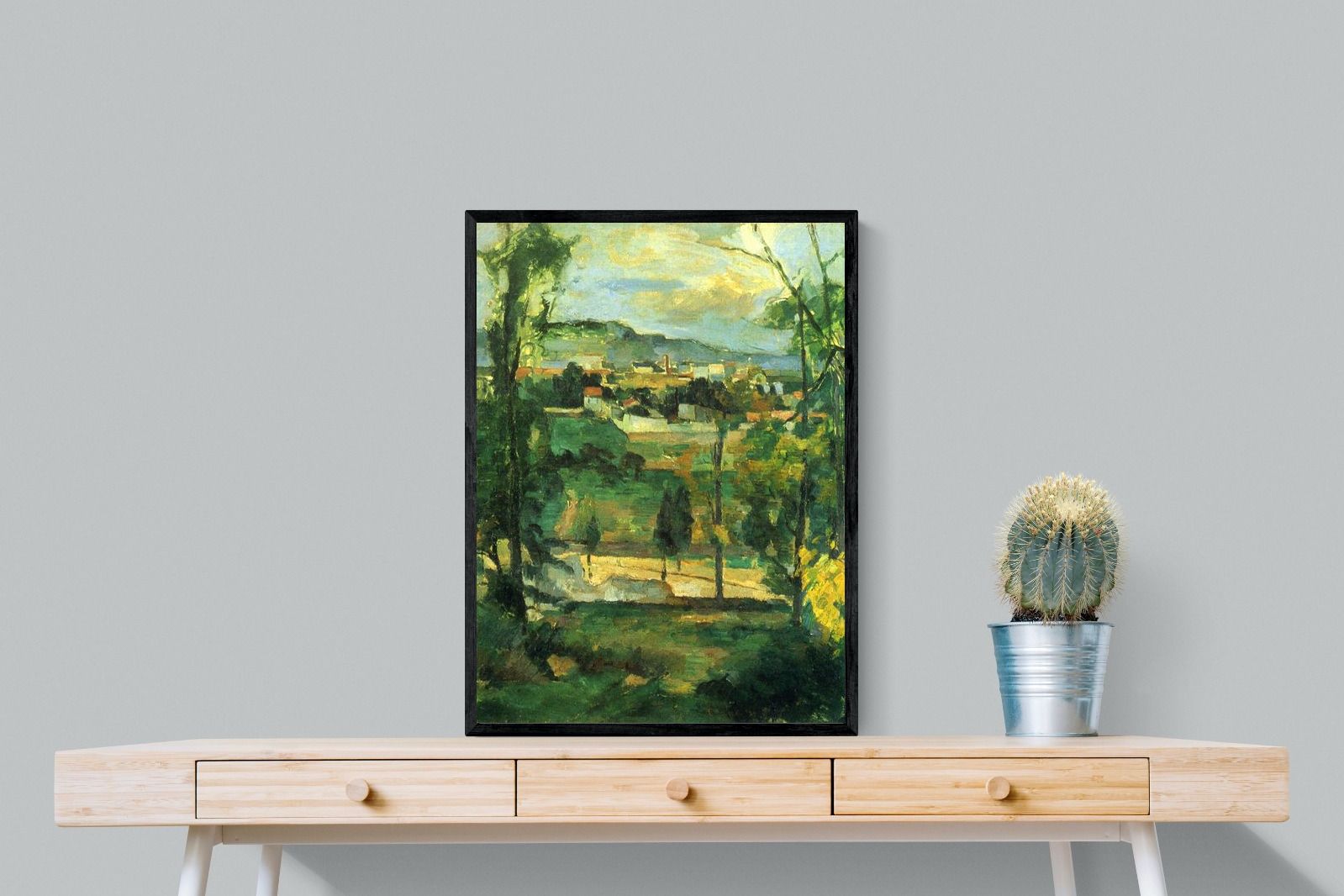 Pixalot Village Behind Trees