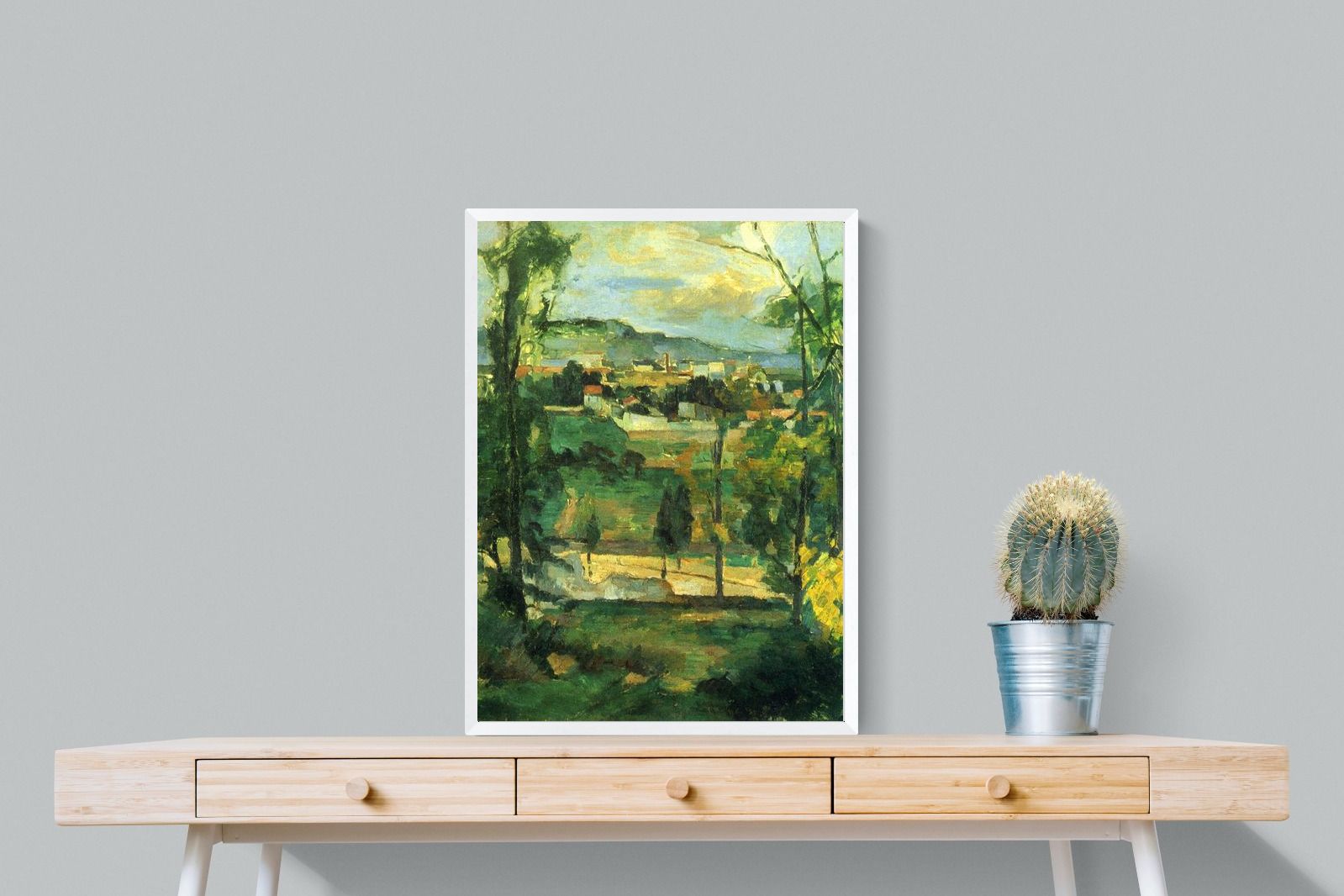 Pixalot Village Behind Trees