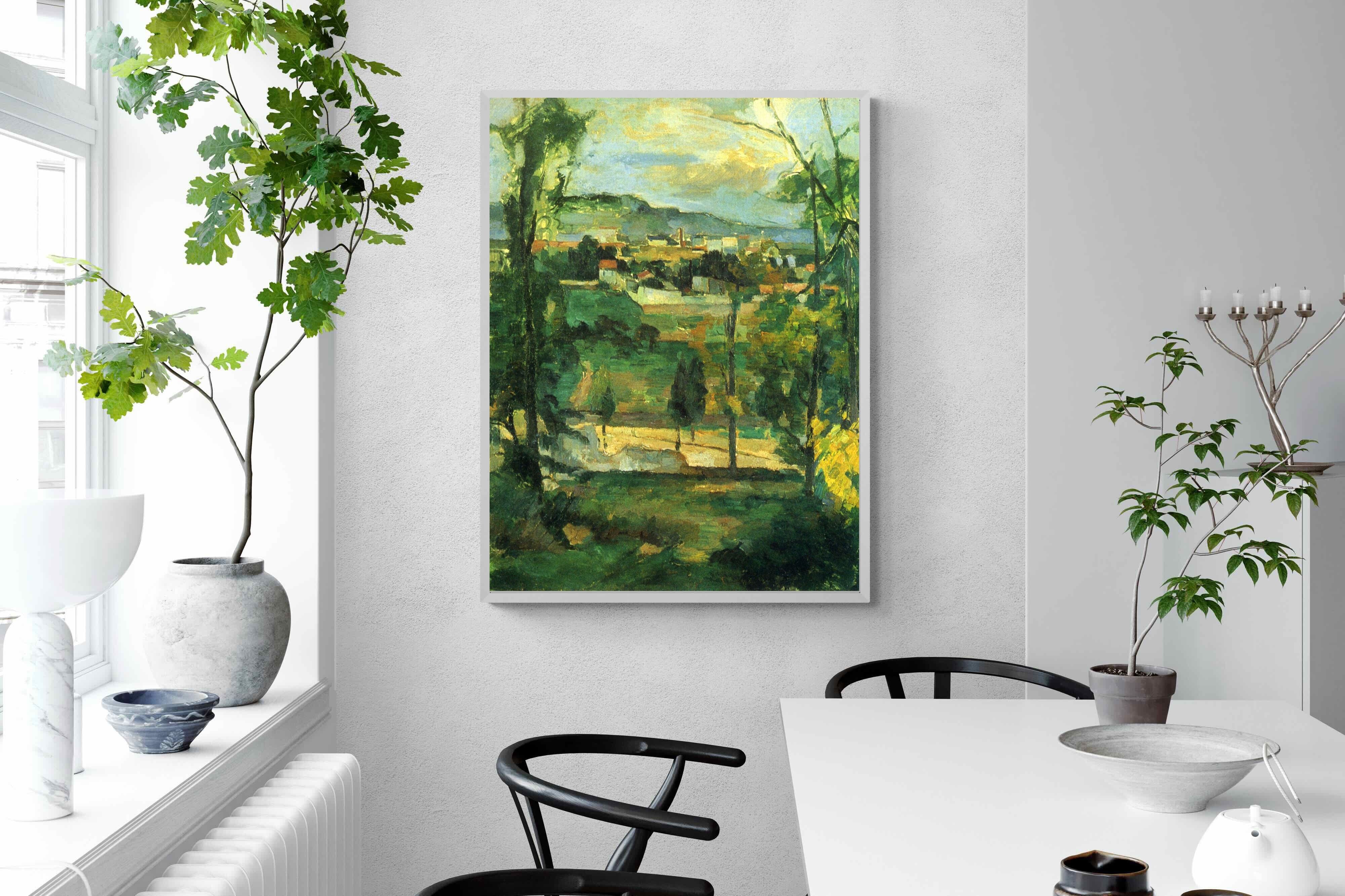 Pixalot Village Behind Trees