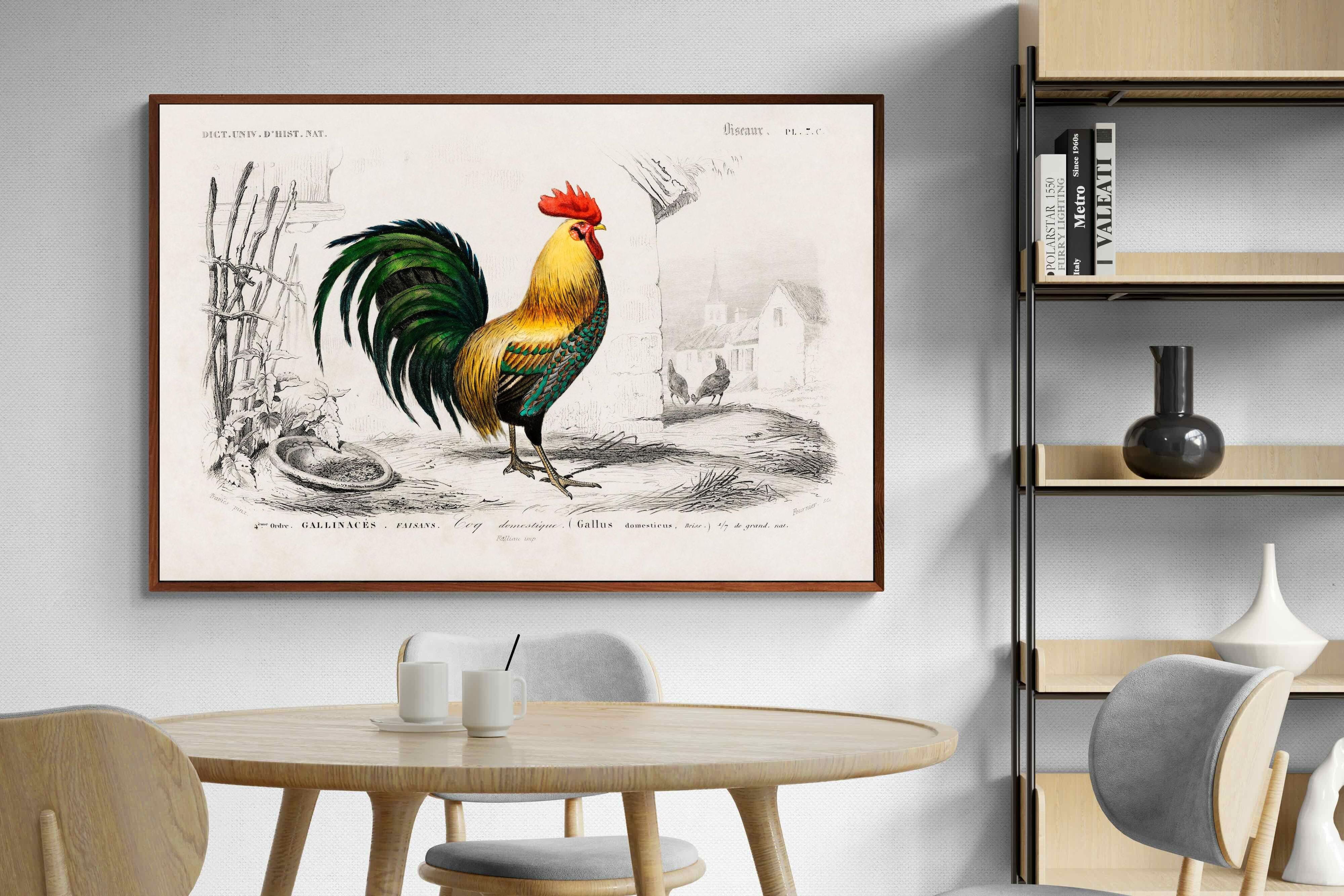 Pixalot ® Vintage Cockerel Illustration