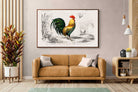 Pixalot ® Vintage Cockerel Illustration