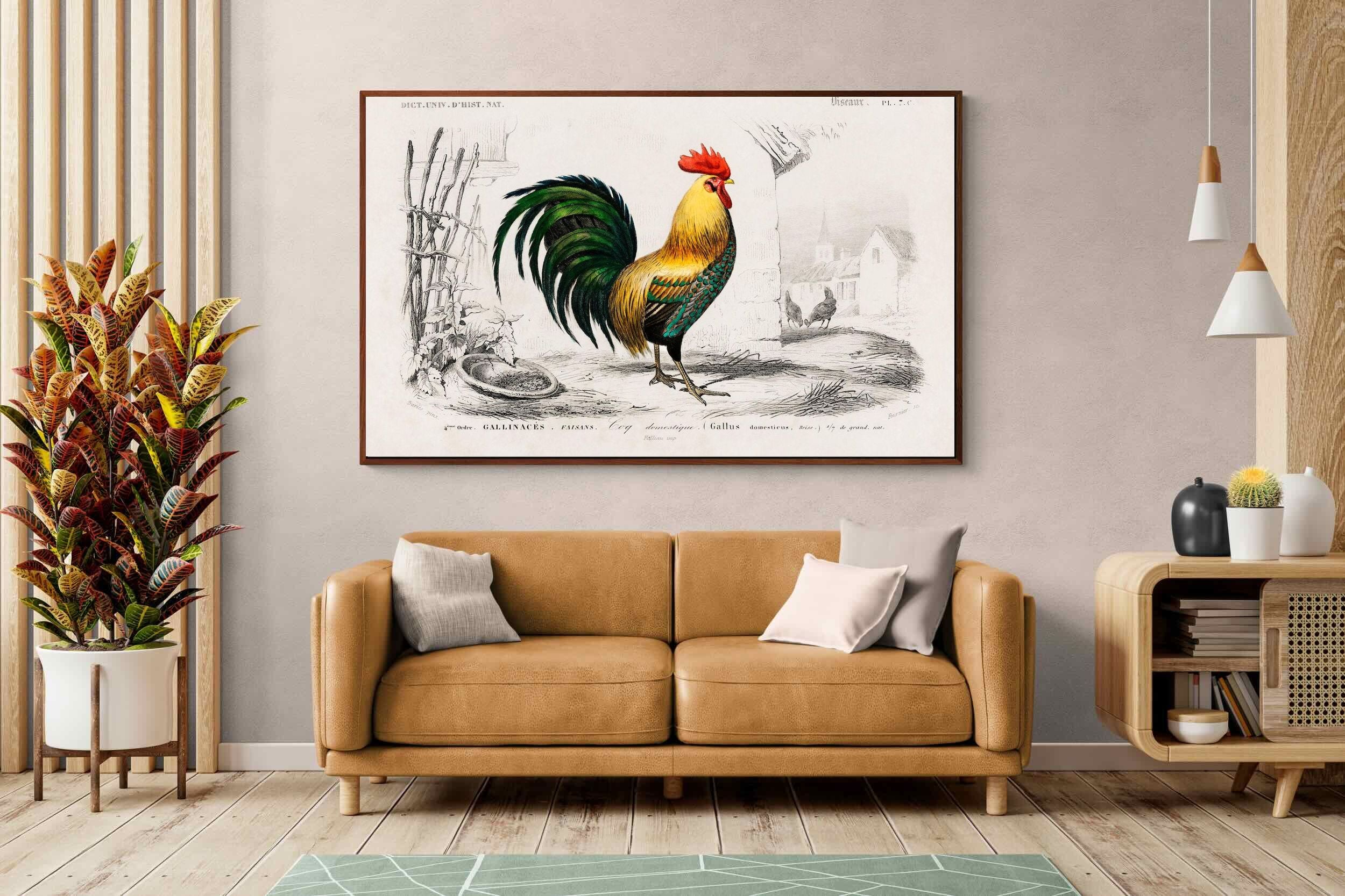 Pixalot ® Vintage Cockerel Illustration
