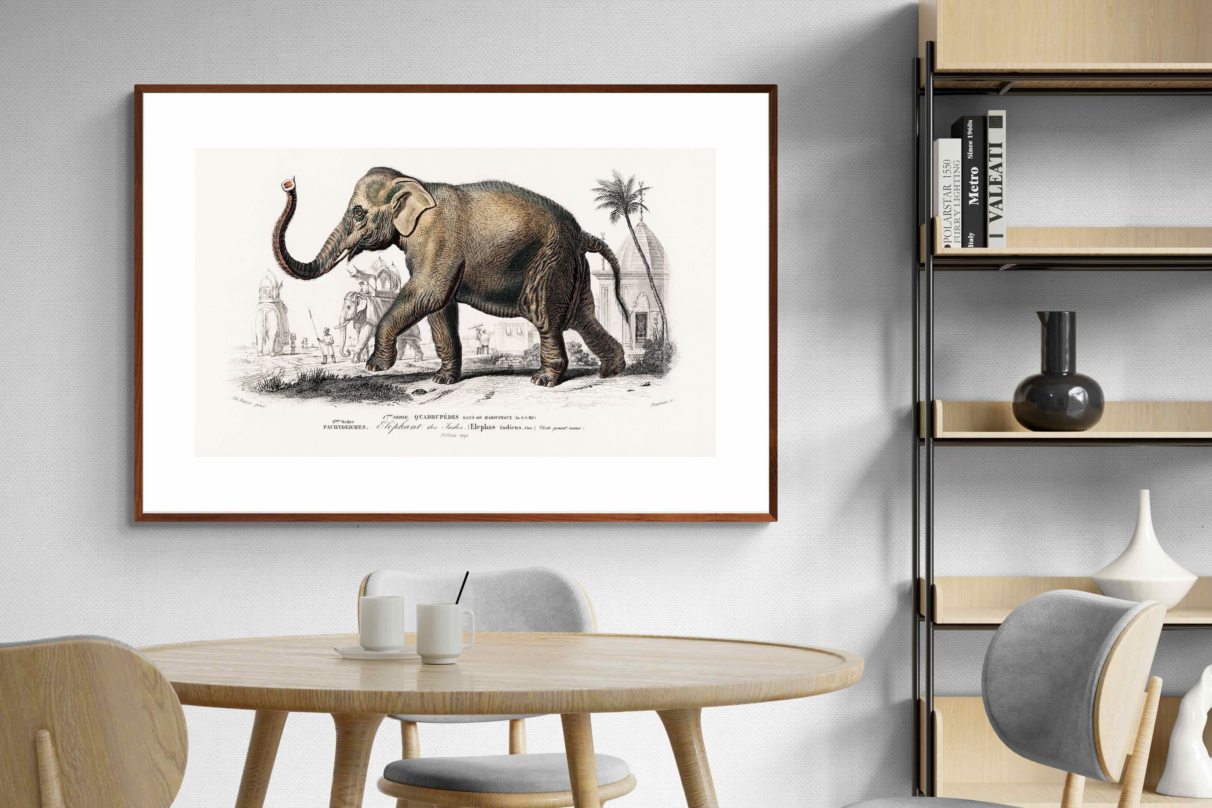 Pixalot ® Vintage Elephant Illustration