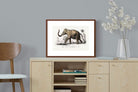 Pixalot ® Vintage Elephant Illustration