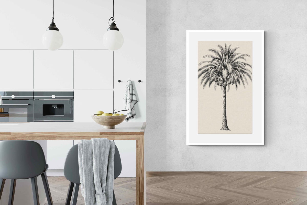 Pixalot ® Vintage Island Palm Illustration