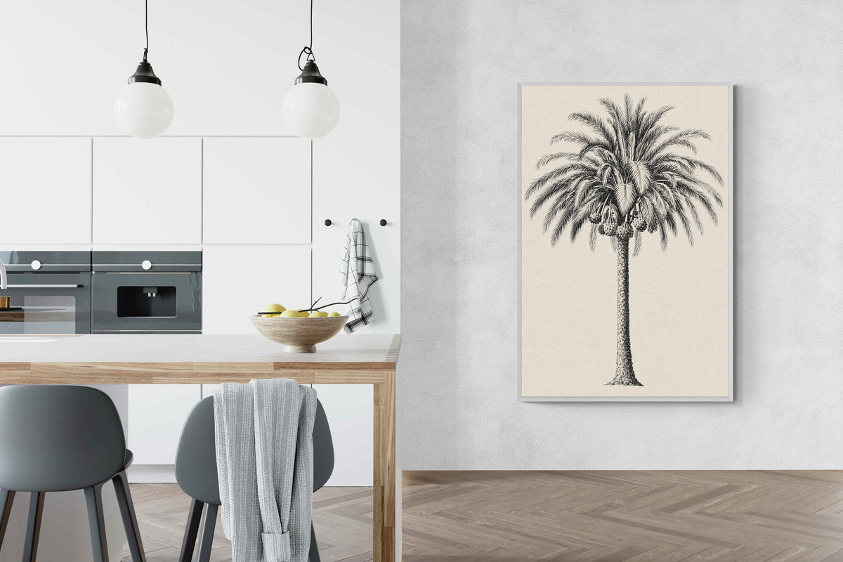 Pixalot ® Vintage Island Palm Illustration