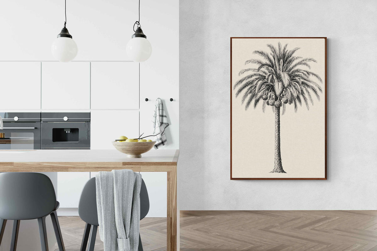 Pixalot ® Vintage Island Palm Illustration