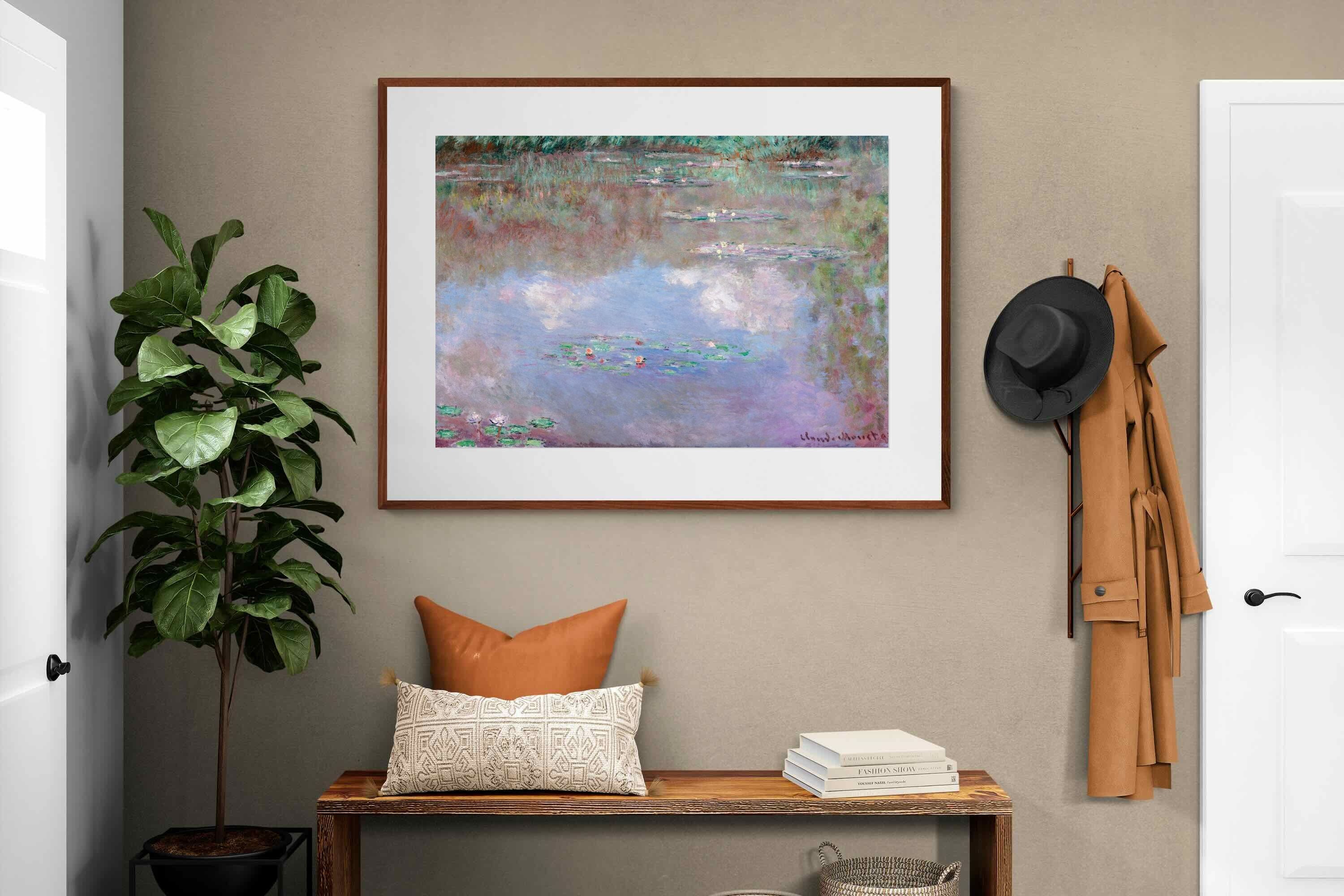 Pixalot Water Lily Pond with Clouds