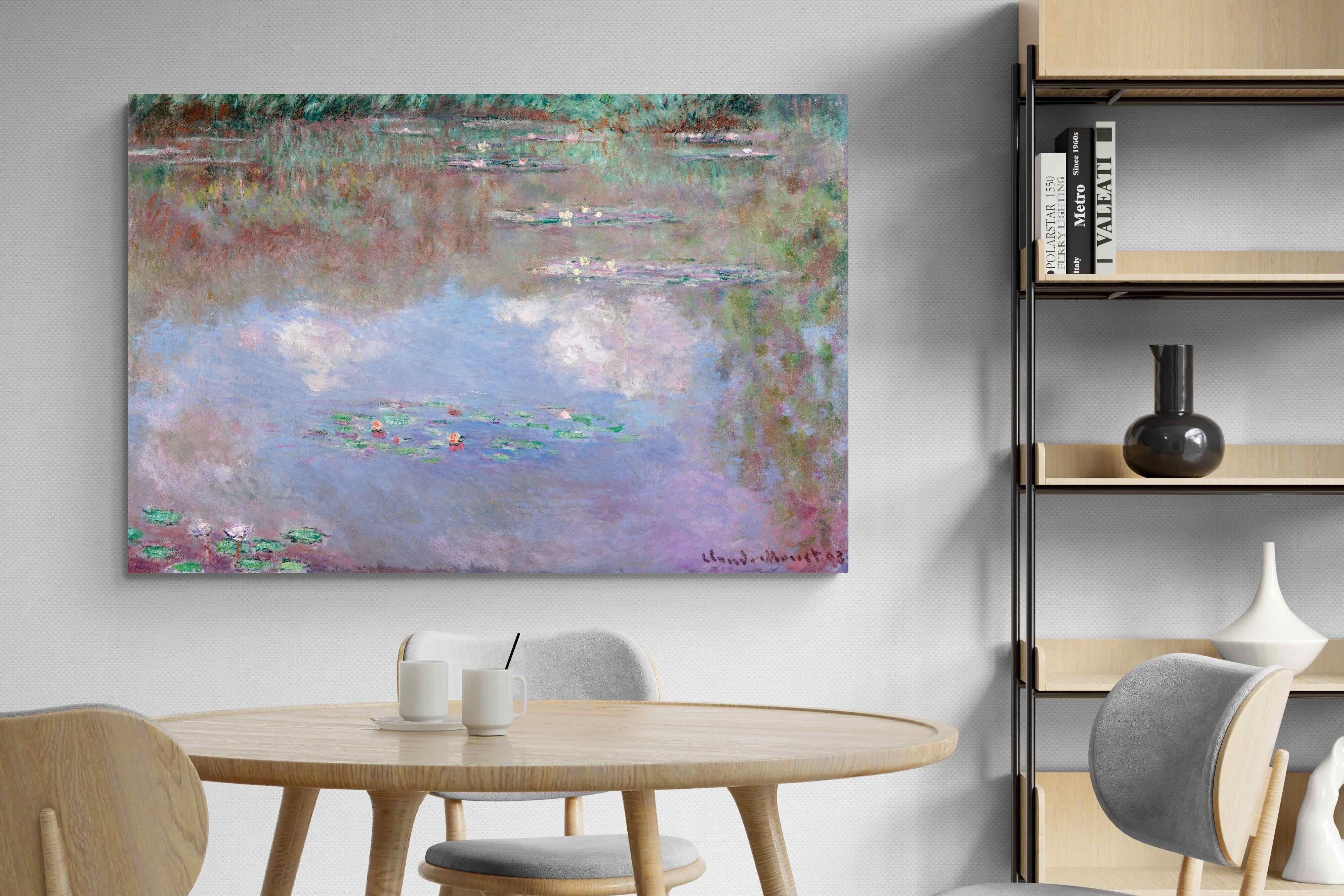 Pixalot Water Lily Pond with Clouds