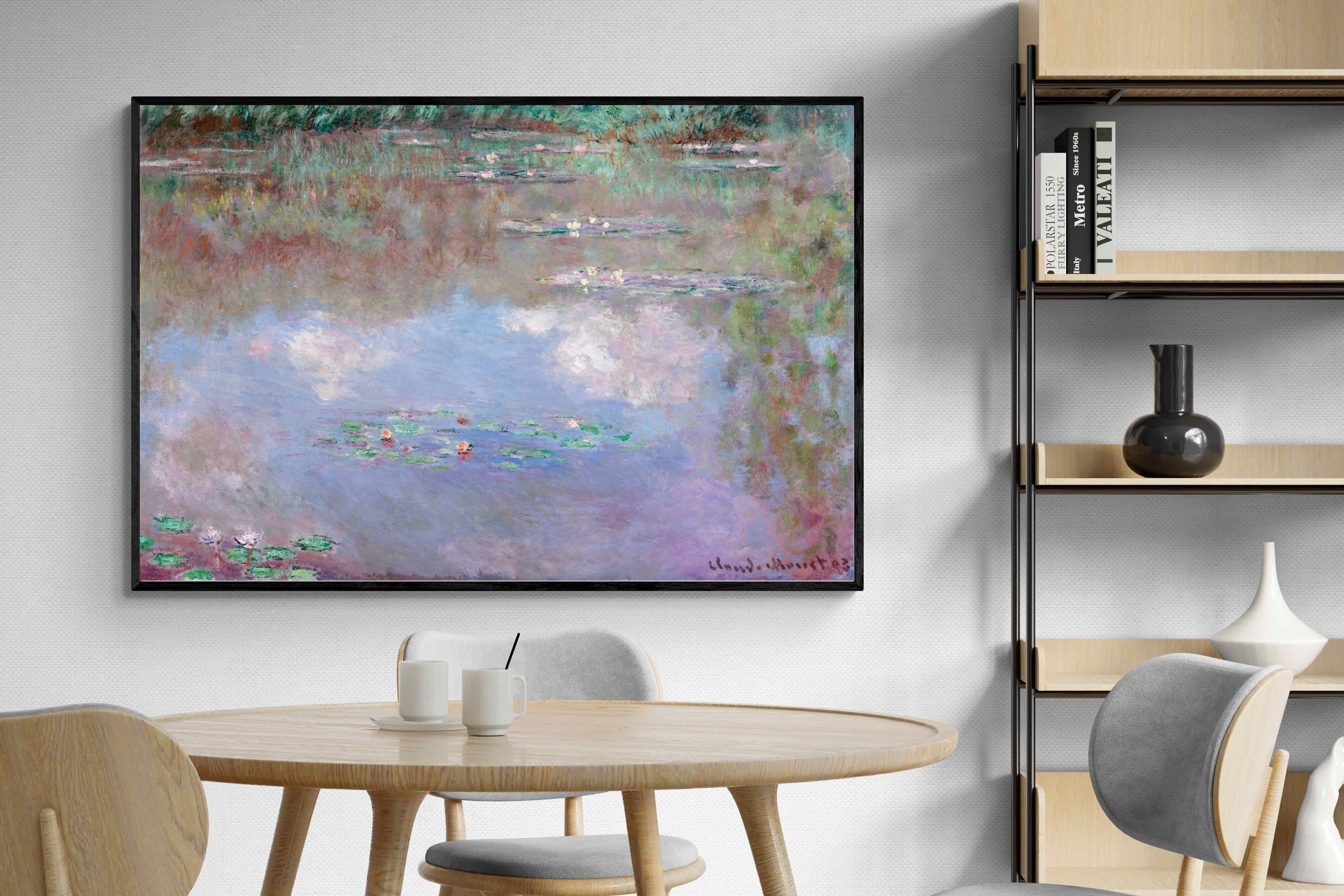 Pixalot Water Lily Pond with Clouds