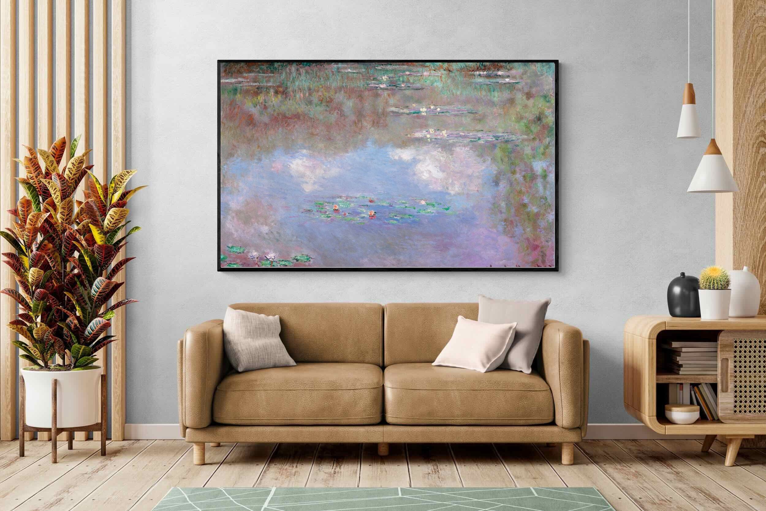 Pixalot Water Lily Pond with Clouds