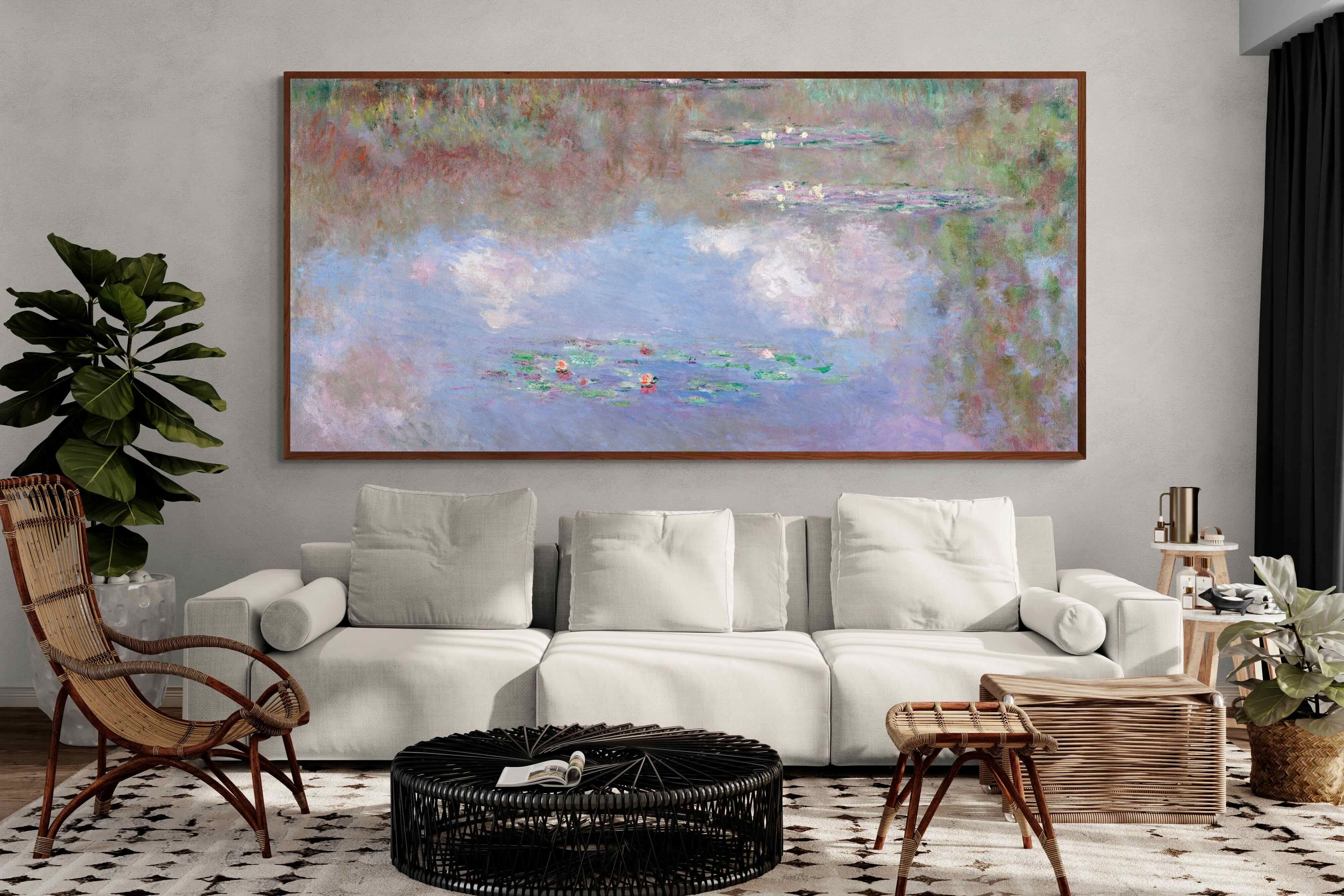 Pixalot Water Lily Pond with Clouds