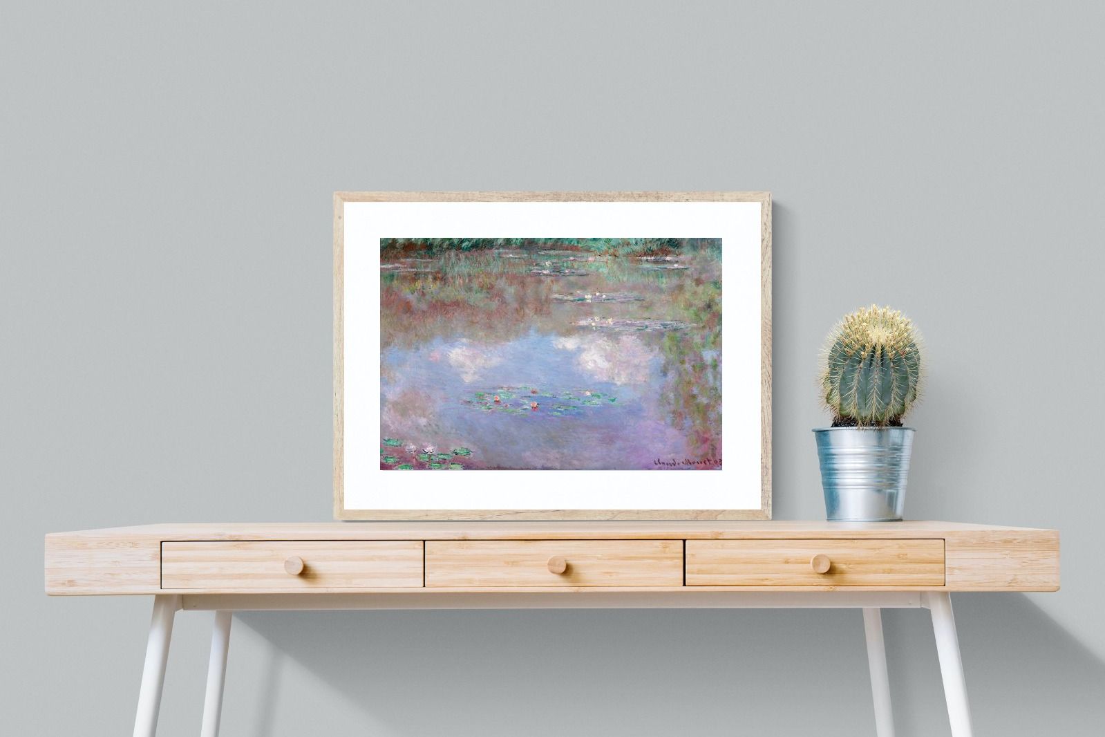 Pixalot Water Lily Pond with Clouds