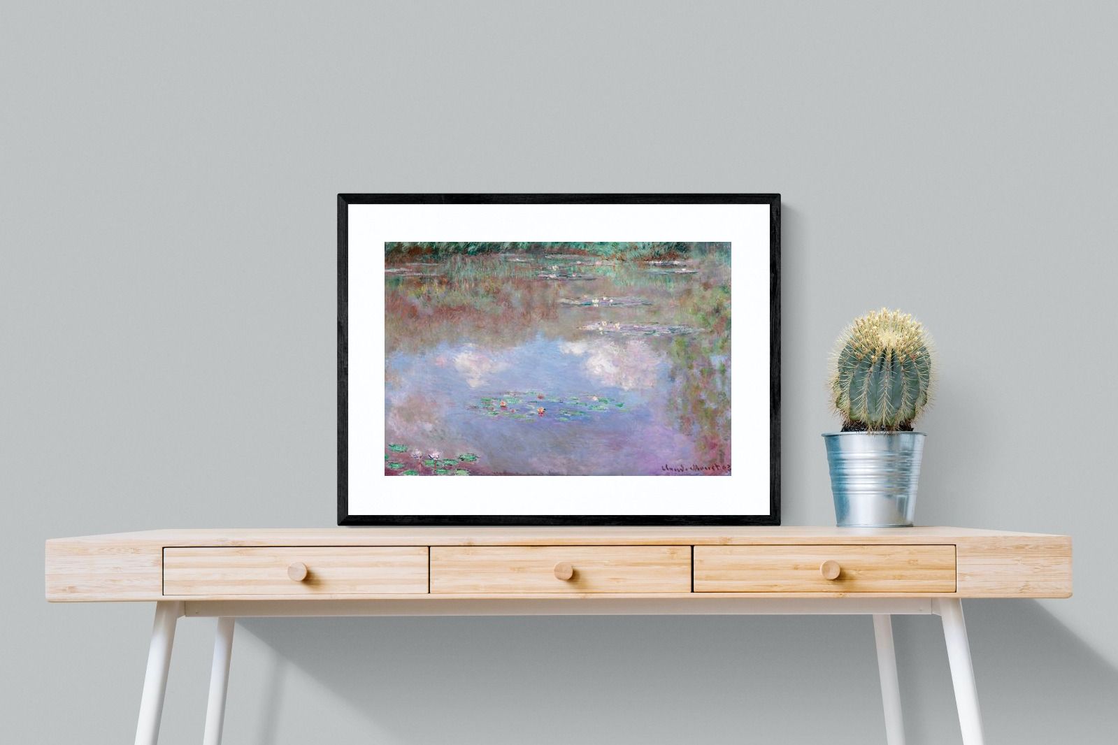 Pixalot Water Lily Pond with Clouds