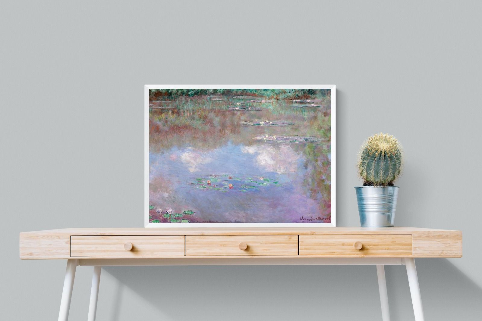 Pixalot Water Lily Pond with Clouds