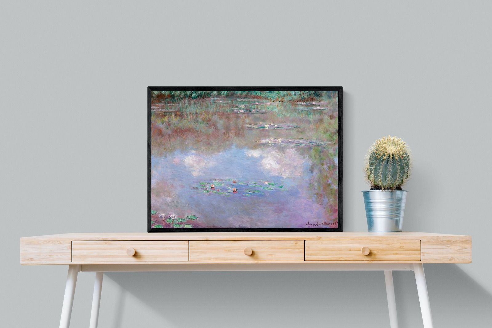 Pixalot Water Lily Pond with Clouds