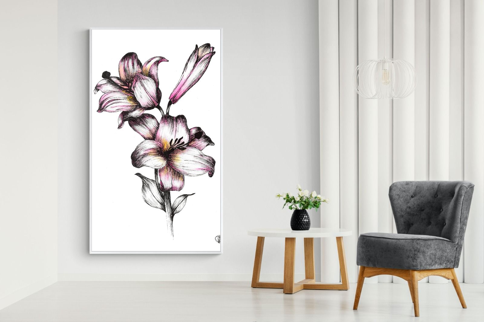 Pixalot Watercolour Lilies