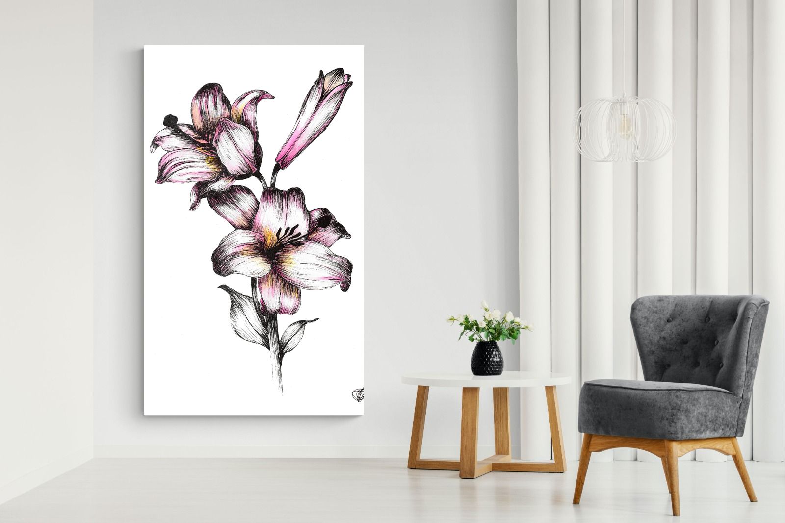 Pixalot Watercolour Lilies