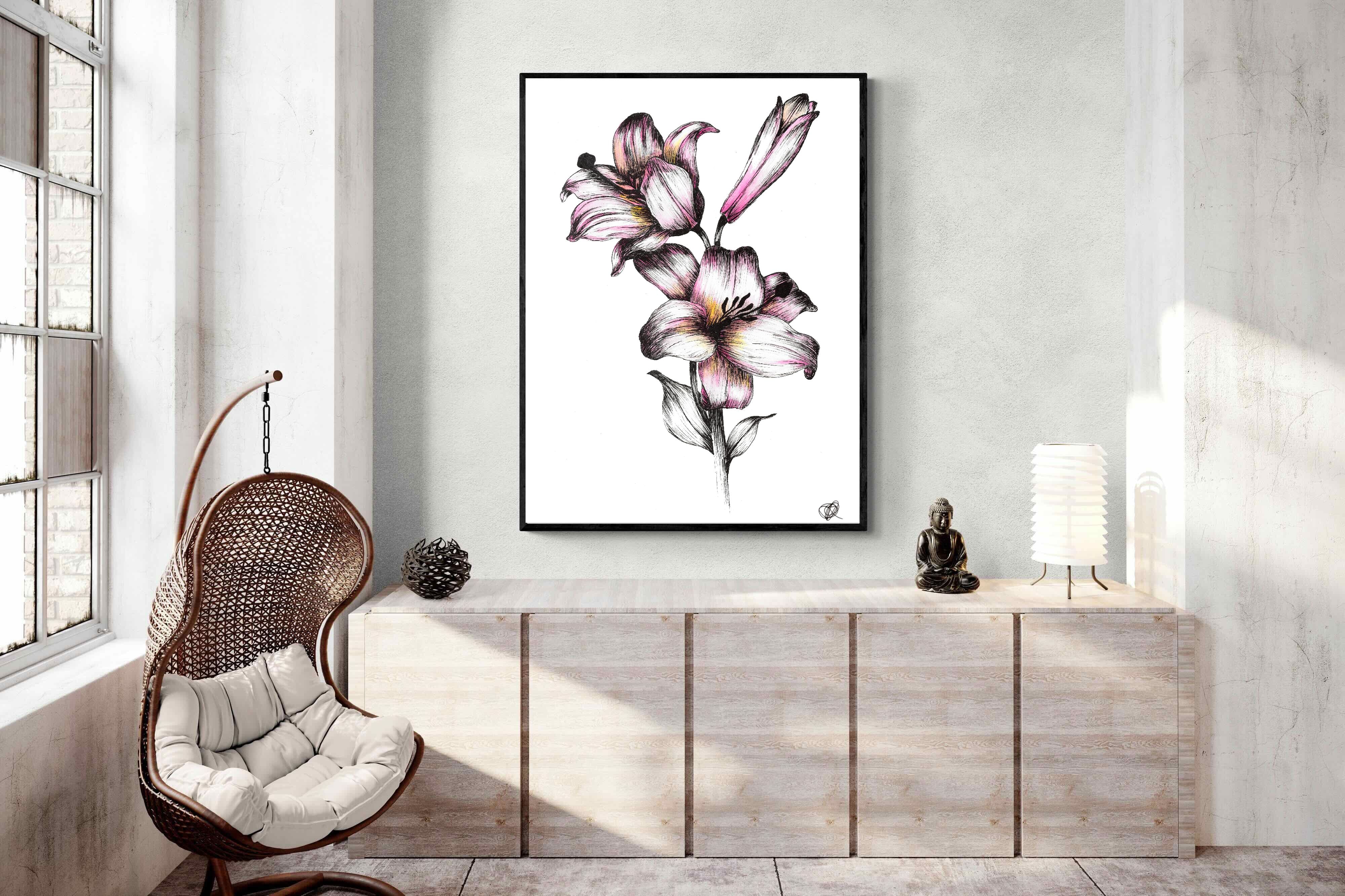 Pixalot Watercolour Lilies