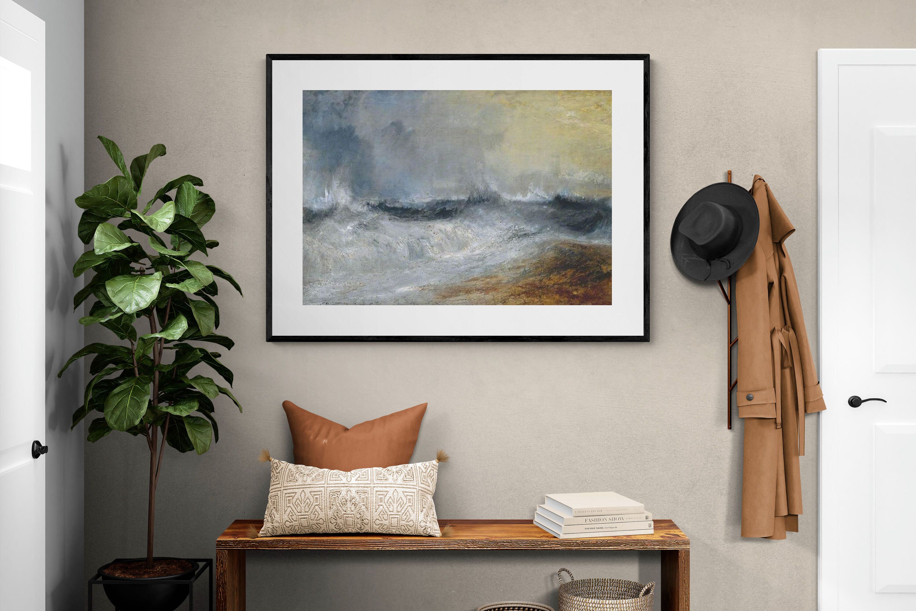 Pixalot ® Waves Breaking Against The Wind