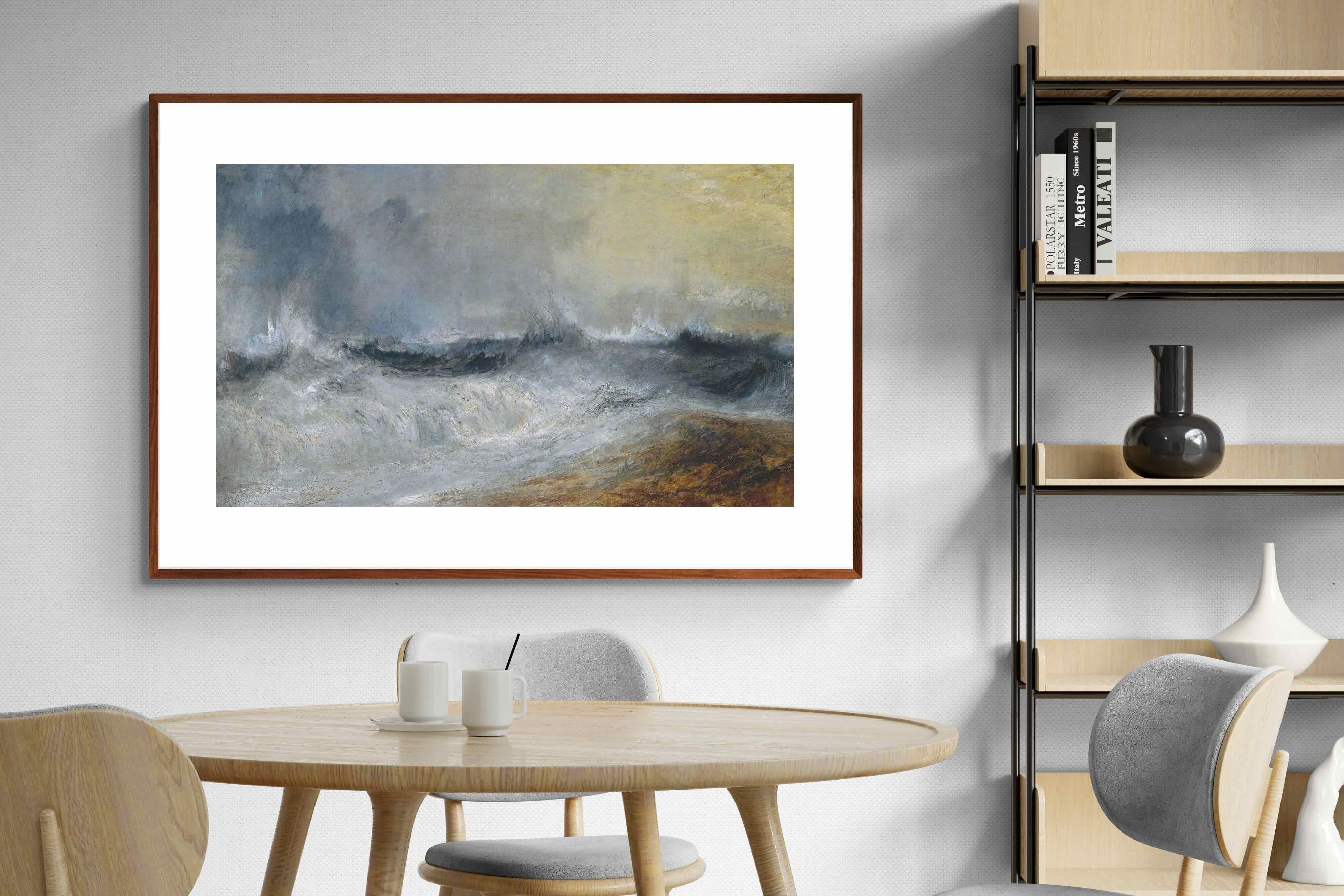 Pixalot ® Waves Breaking Against The Wind