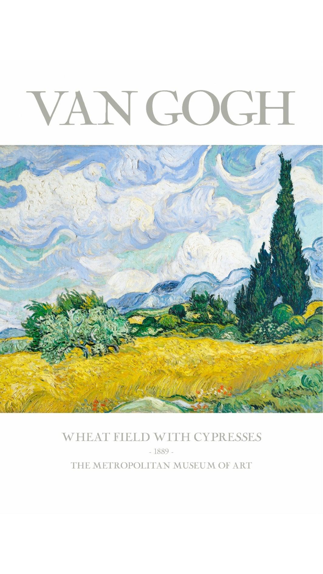 Wheat Field With Cypresses Exhibition Poster-Wall_Art-Pixalot