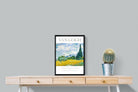 Pixalot Wheat Field With Cypresses Exhibition Poster