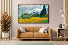 Pixalot Wheat Field with Cypresses
