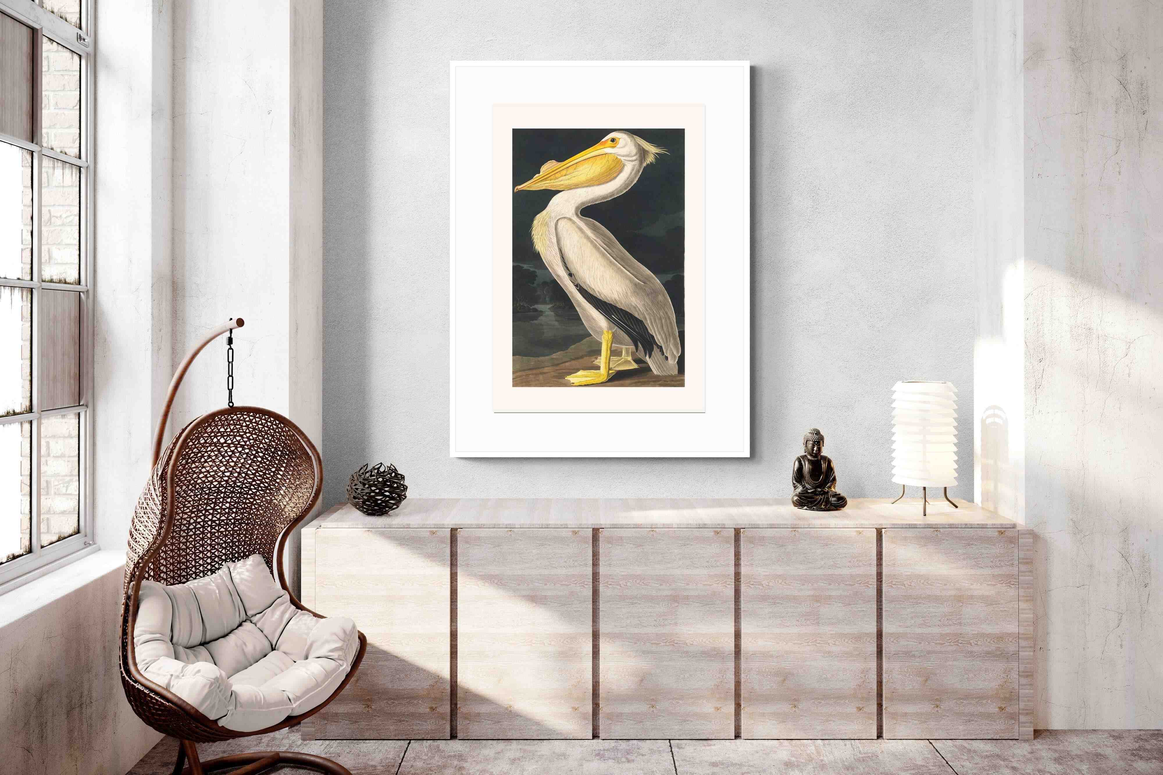 Pixalot White Pelican (Birds of America 1827)