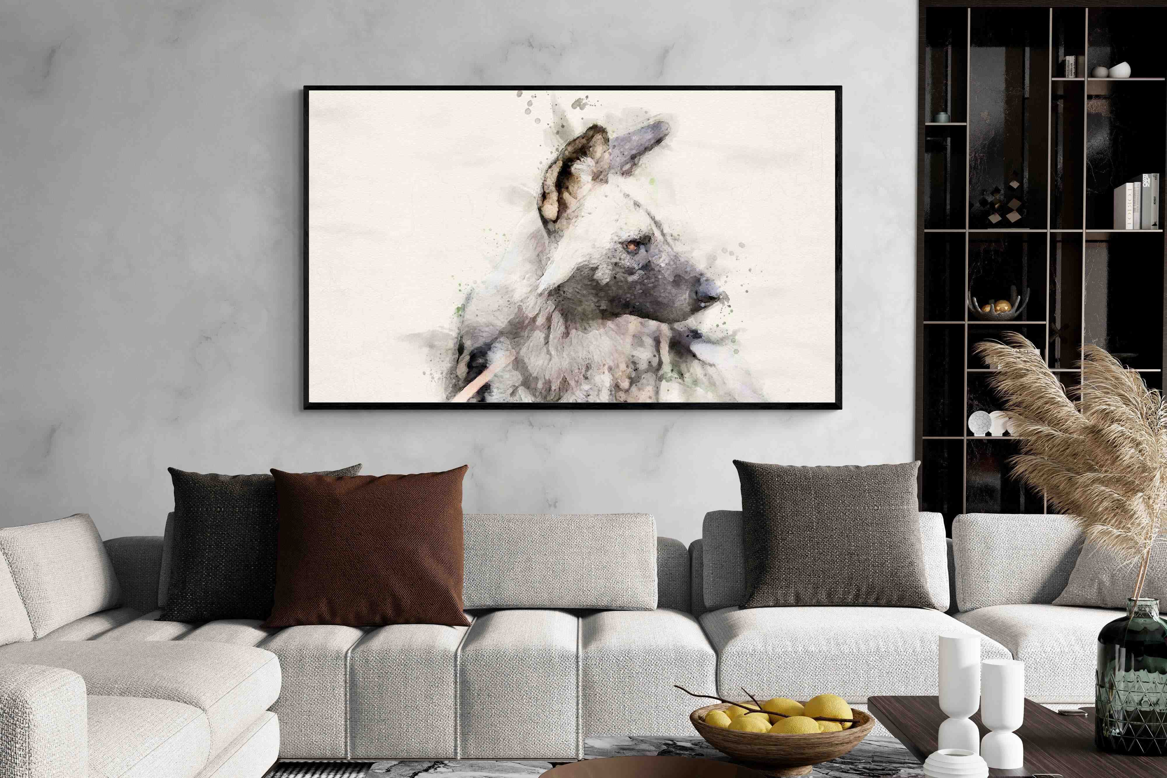 Pixalot Wild Dog Watercolour