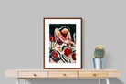Pixalot Woman Among Red Flowers