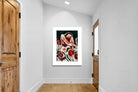 Pixalot Woman Among Red Flowers