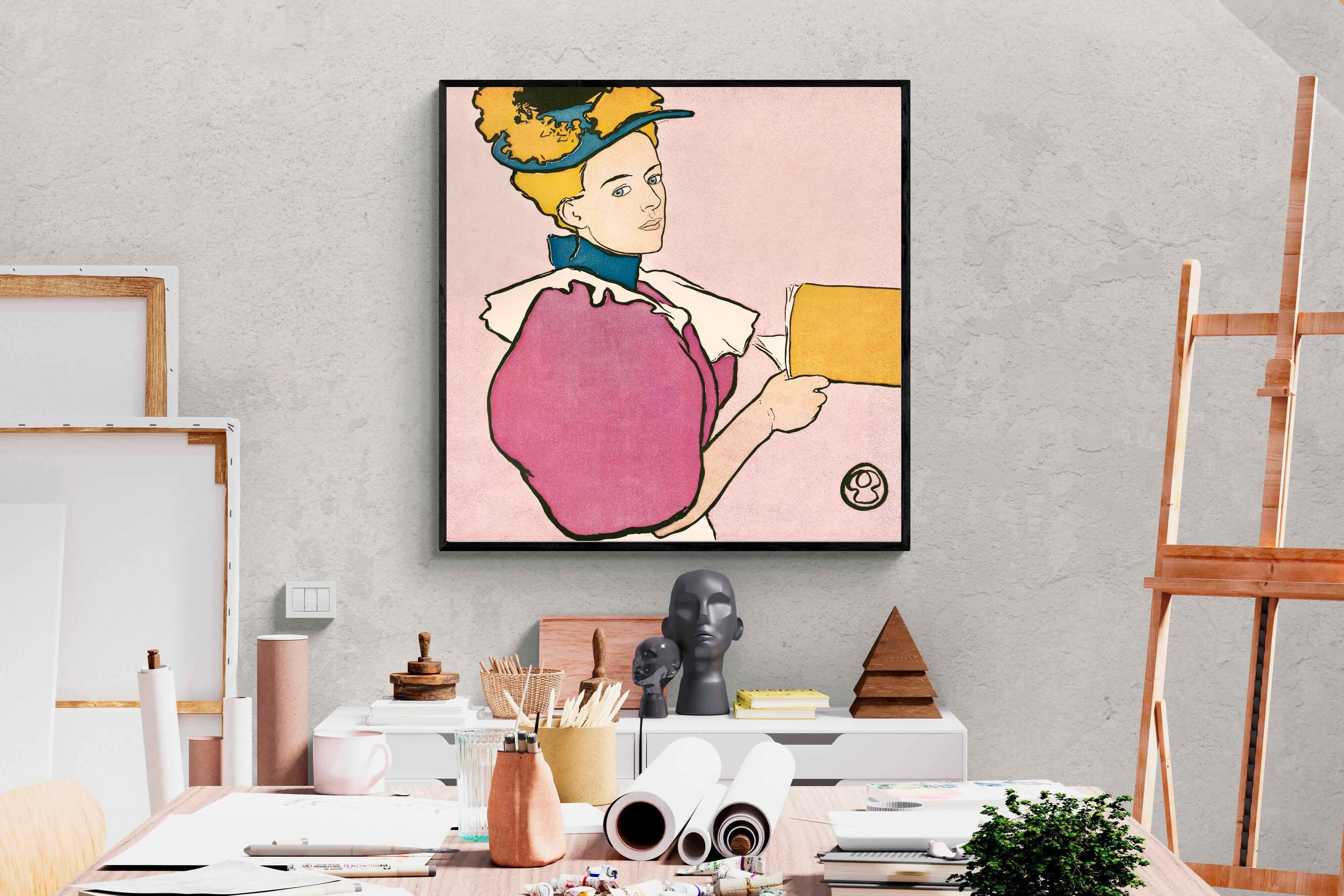 Pixalot Woman Holding Book
