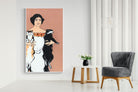 Pixalot Woman Holding Cats