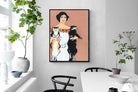 Pixalot Woman Holding Cats