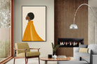 Pixalot Woman In Yellow Cape