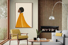 Pixalot Woman In Yellow Cape