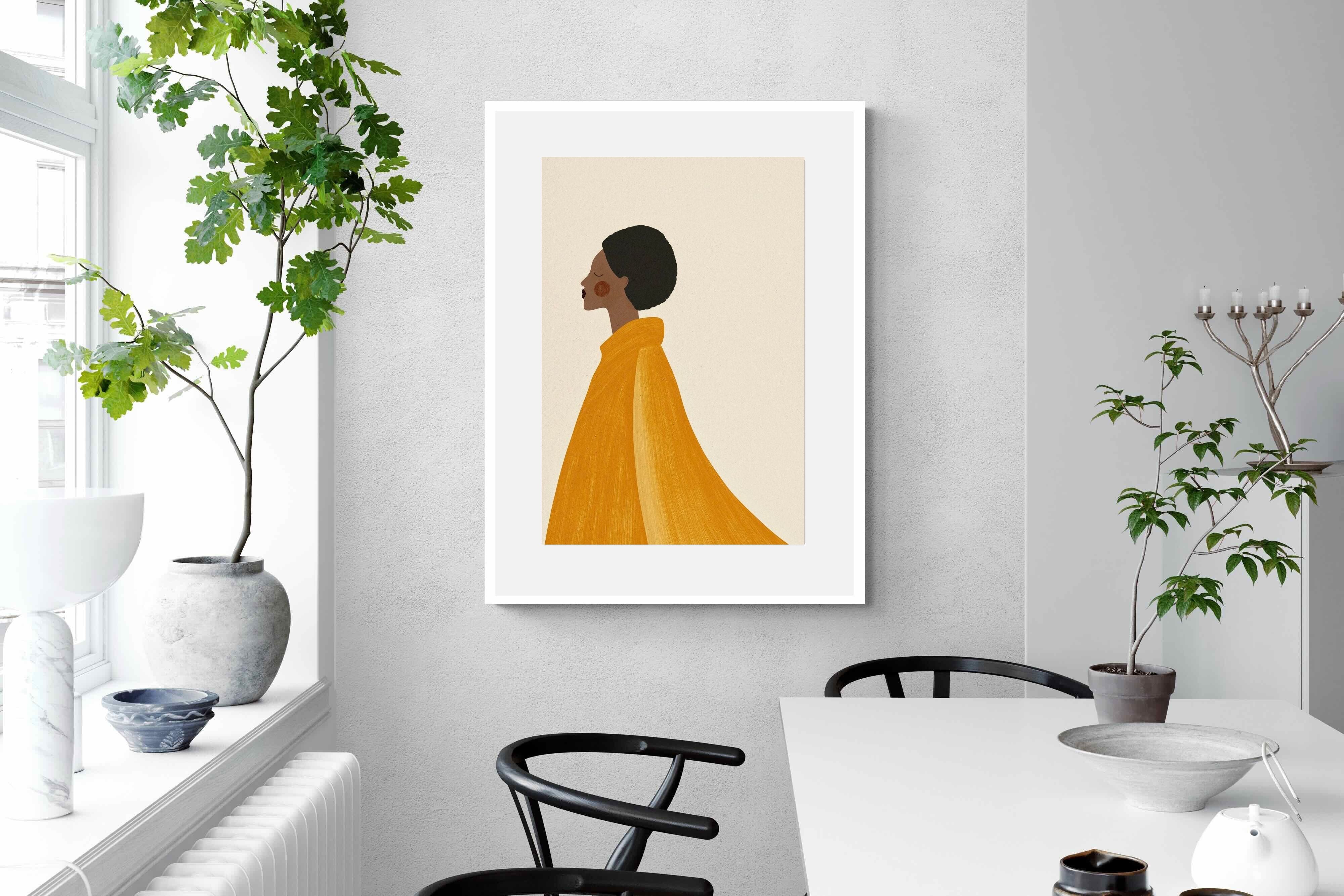 Pixalot Woman In Yellow Cape