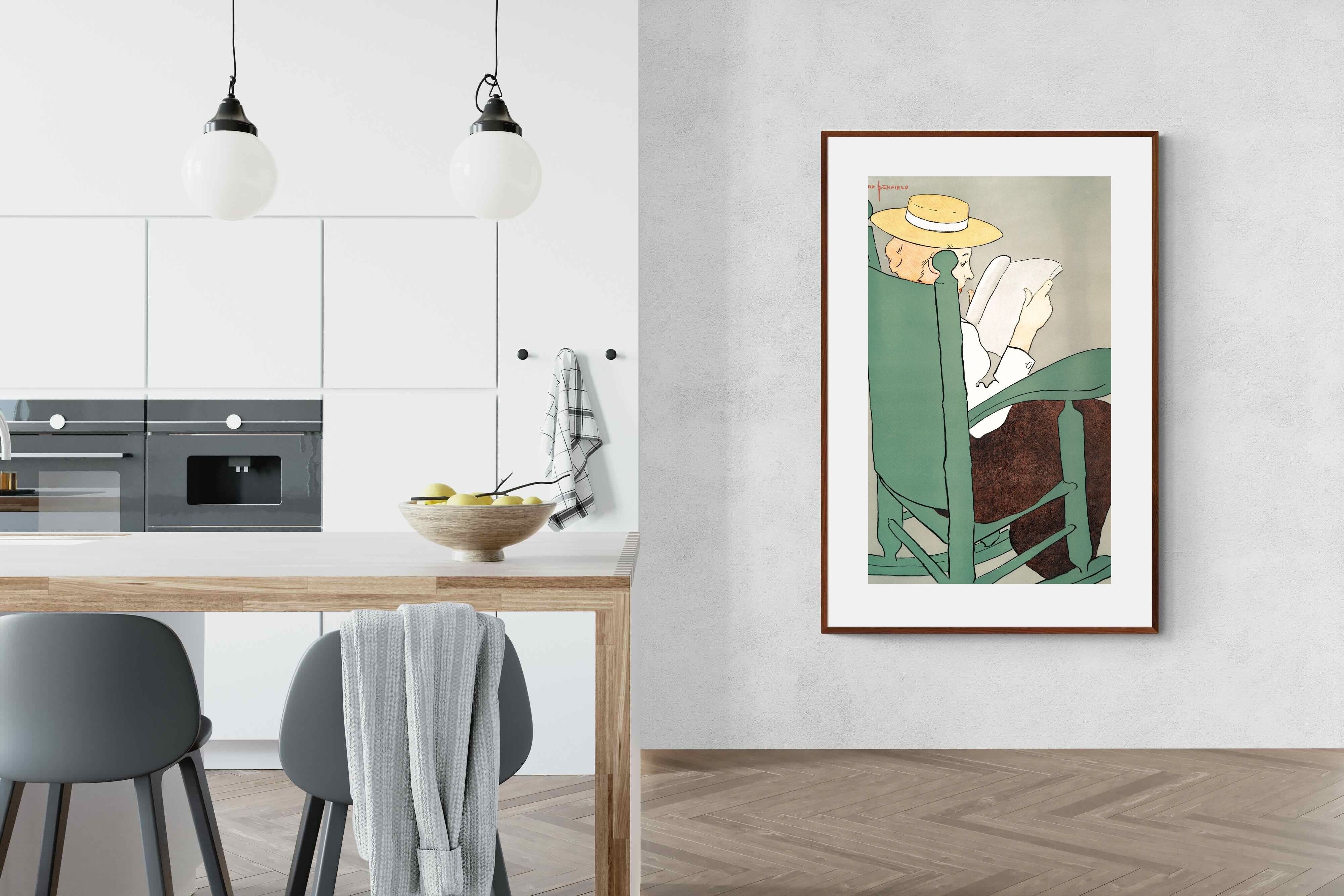 Pixalot Woman Reading in a Rocking Chair