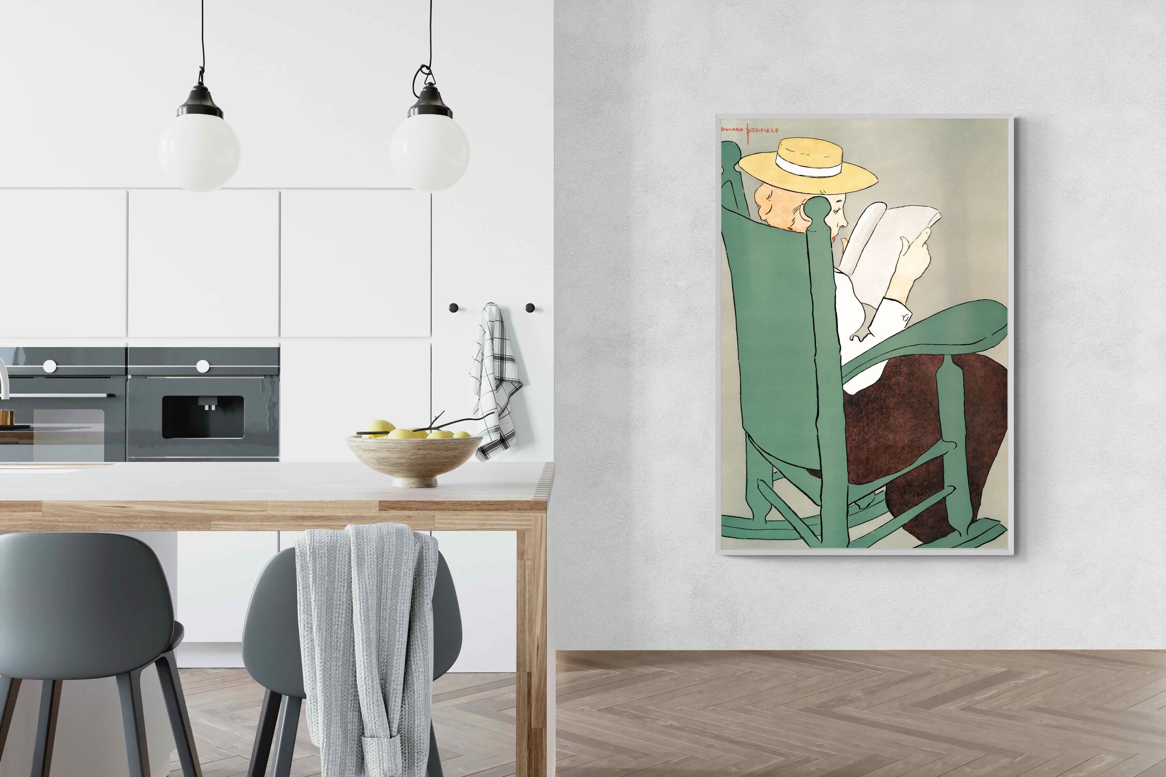 Pixalot Woman Reading in a Rocking Chair