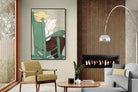 Pixalot Woman Reading in a Rocking Chair
